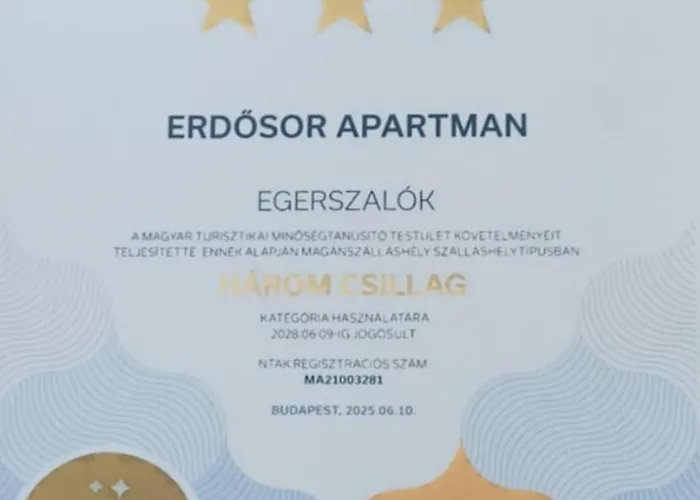 Erdosor Апартаменты Эгерсалок